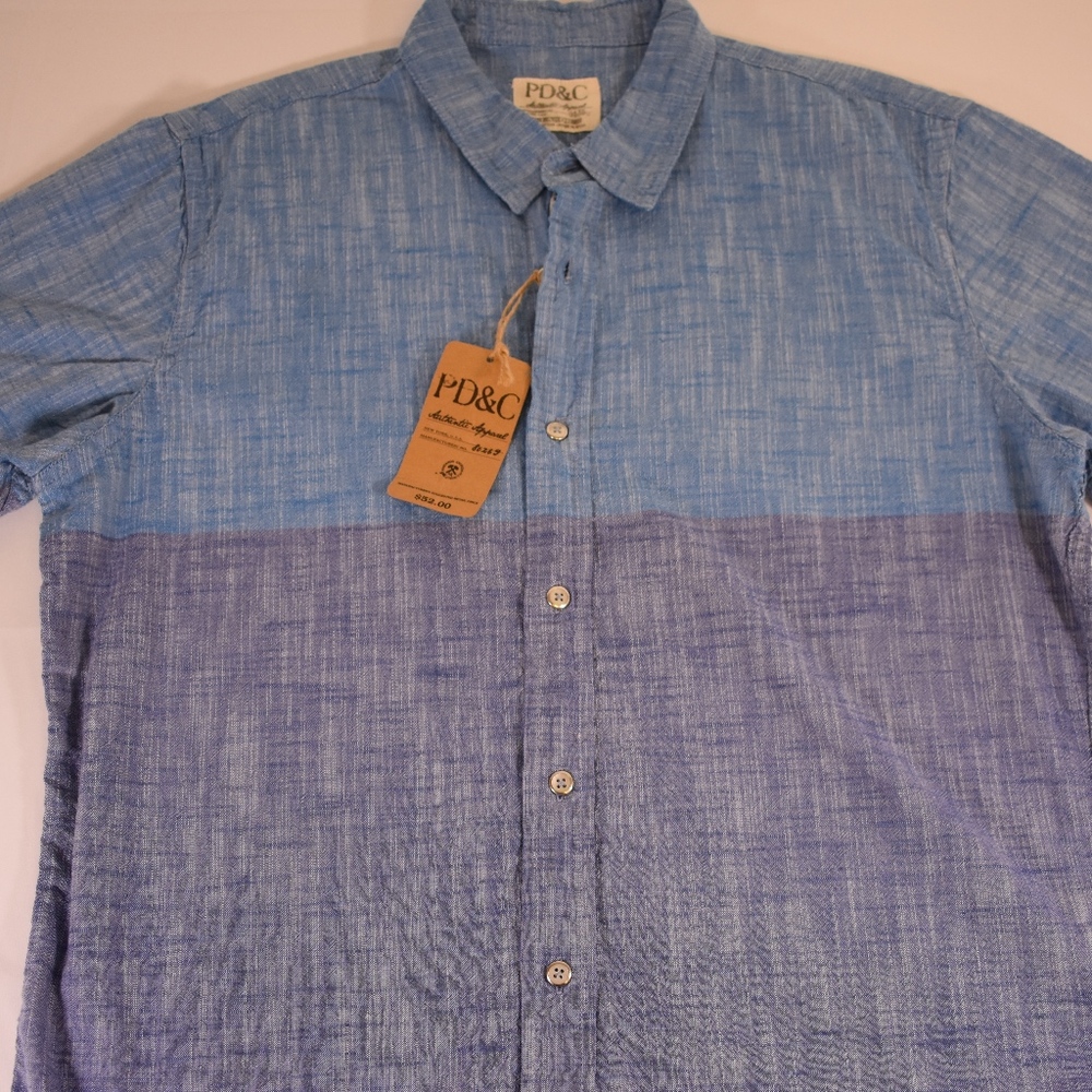 PD & C Short Sleeve Button Down Shirt - Brand New